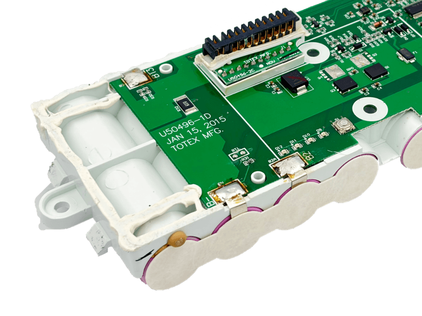 Pakiet ogniw 18650 przygotowany do regeneracji akumulatora Inogen